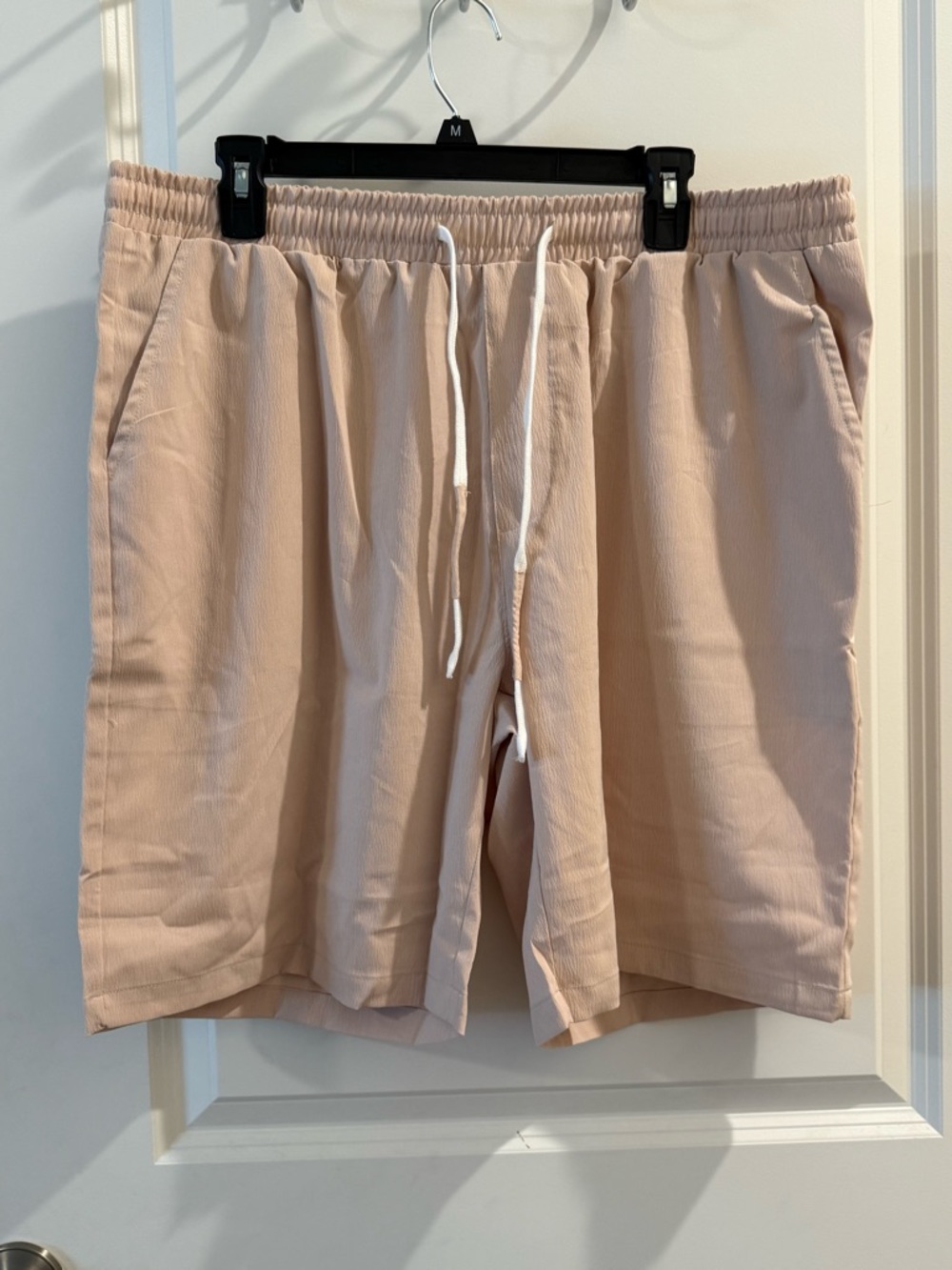 Men's Athletic Drawstring Shorts - Beige